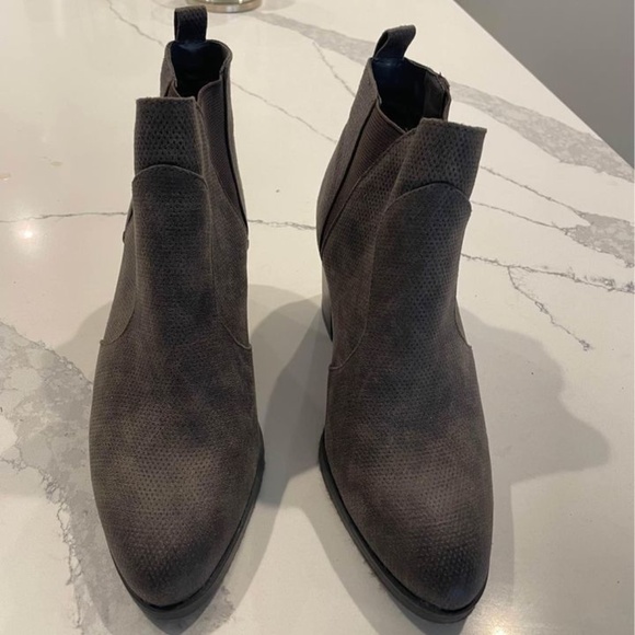 MIA Light Brown Wedged Bootie - Picture 2 of 3